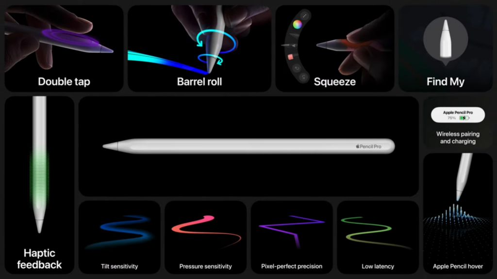 Apple Pencil Pro-Spezifikationen
